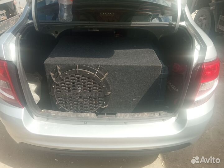 Сабвуфер с коробом kicx headshot 15 1+1