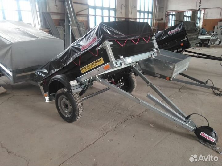 Прицеп новый 821303 Крепыш 2,0 Эксклюзив, с тентом