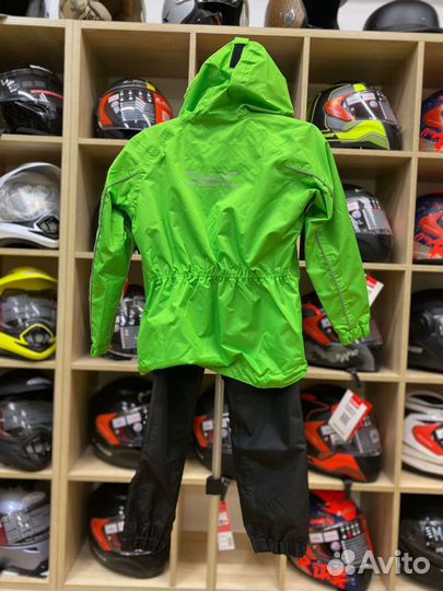 Детский мембранный дождевик для картинга