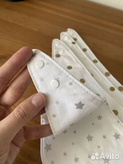 Набор слюнячиков (4 шт)