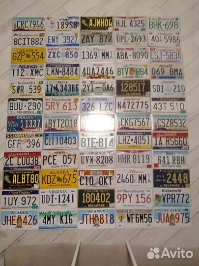 Автомобильный номер США оригинал