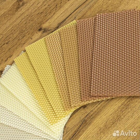 Вощина для свечей цветная № 3 (10 листов 200х130 м