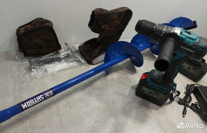 Шуруповерт 2 Акб с чехлом + Шнек Тонар 150