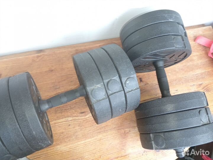 Гантели разборные