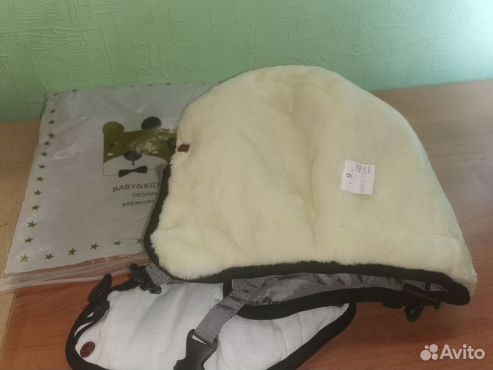 Шапка зимняя детская с очками и маской