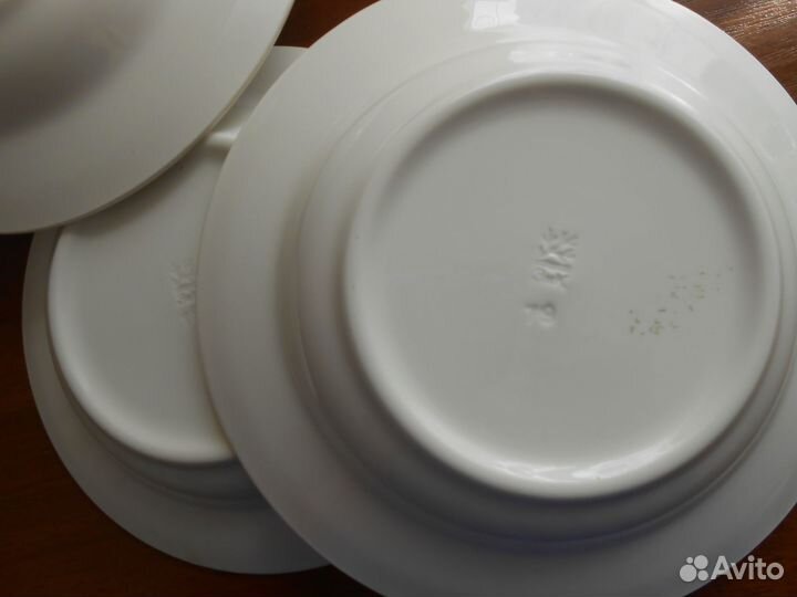 Тарелки суповые СССР, 3 шт