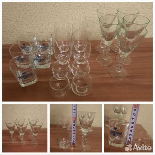 Рюмки и бокалы СССР и позже