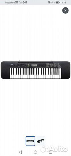 Синтезатор Casio CTK-240, без адаптера