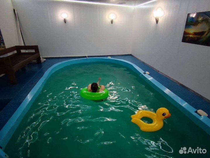 Сауна с бассейном