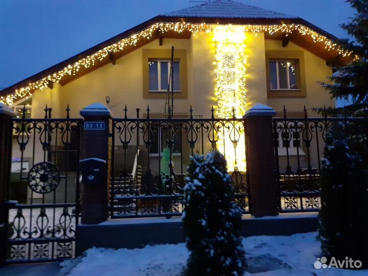 Новогоднее оформление домов