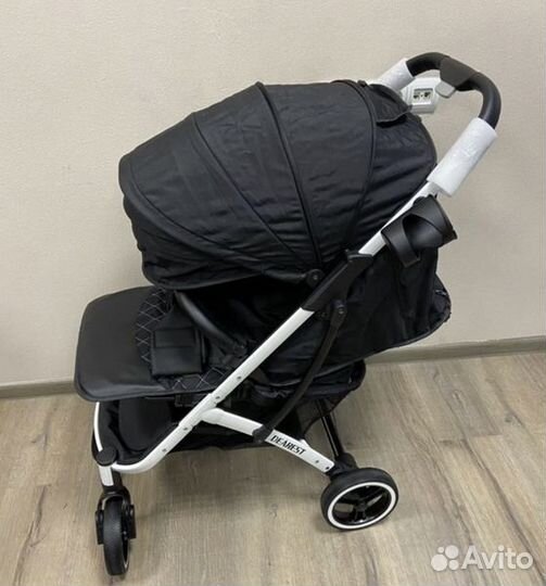 Прогулочная коляска цвет черный диарест 818