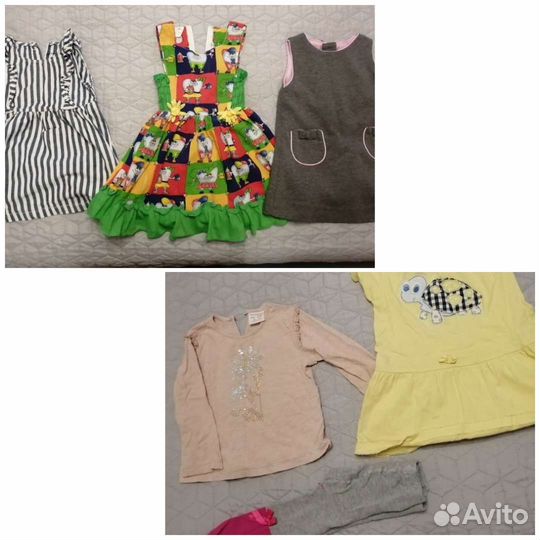 Вещи пакетом на девочку 80-86