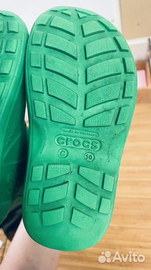 Детские резиновые сапоги crocs