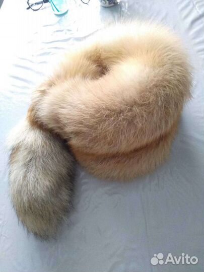 Ретро шапка меховая,лисья slavic girl
