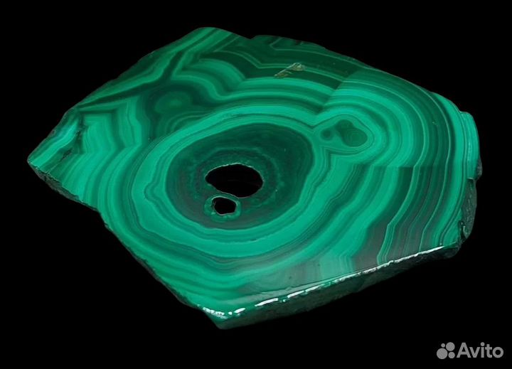 Срез малахита