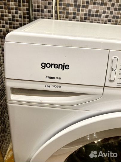 Стиральная машина узкая Gorenje 6 кг