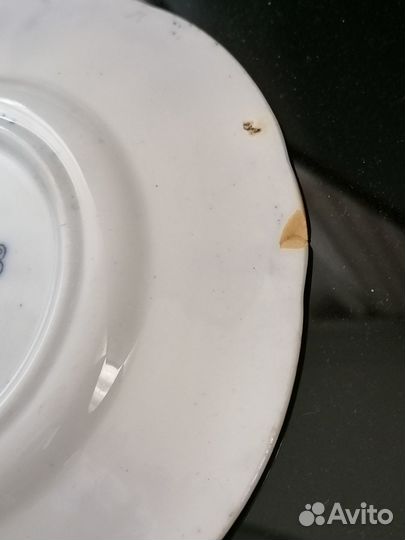 Тарелка 19 век Европа