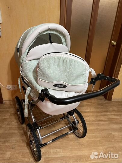 Коляска 2 в 1 эко кожа