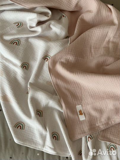 Муслиновый плед детский