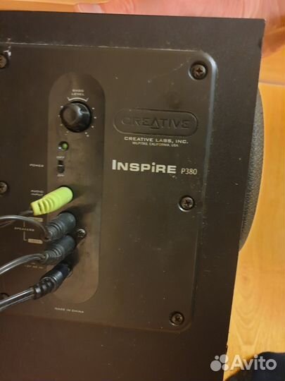 Сабвуфер Creative Inspire P380+усилитель+колонки