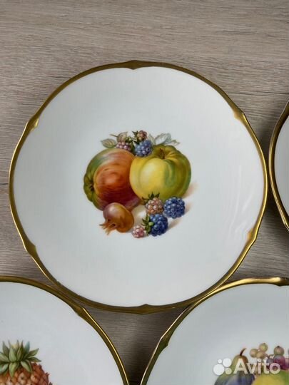 Тарелки Шуман, Германия, фрукты