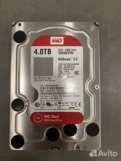 Жесткий диск Western Digital 4.0TB 3.5