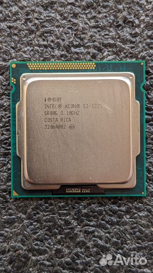 Процессор CPU Intel Xeon E3 1225 Socket LGA1155