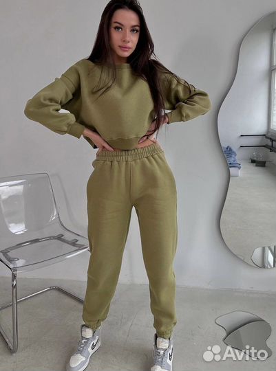 Костюм спортивный на флисе женский