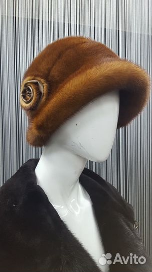 Норковая шапка женская шн-136