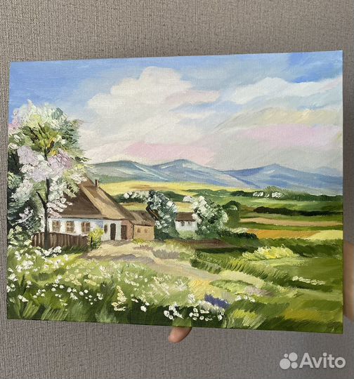 Картина маслом пейзаж
