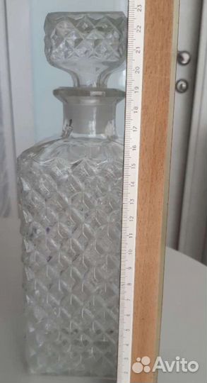 Графин штоф хрустальный времен СССР