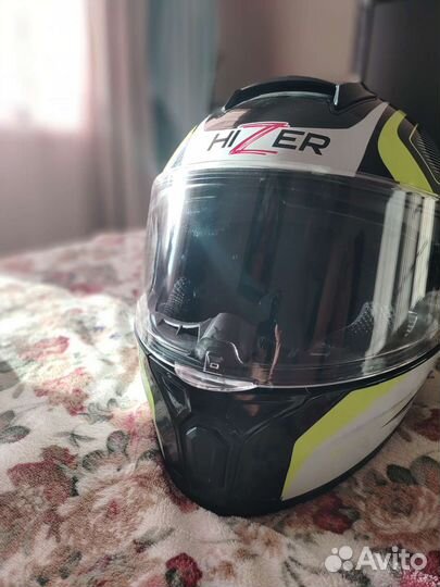 Мото шлем интеграл Hizer