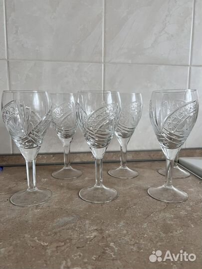 Фужеры хрустальные СССР