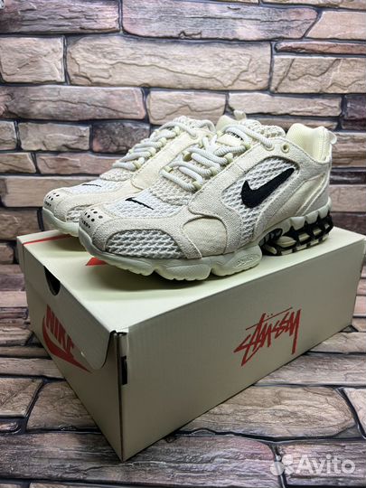 Кроссовки nike air spiridon stussy beige 41-45
