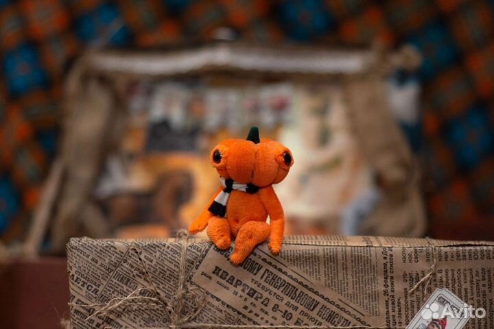 Подарок на Хэллоуин Тыквер, игрушка ручной работы