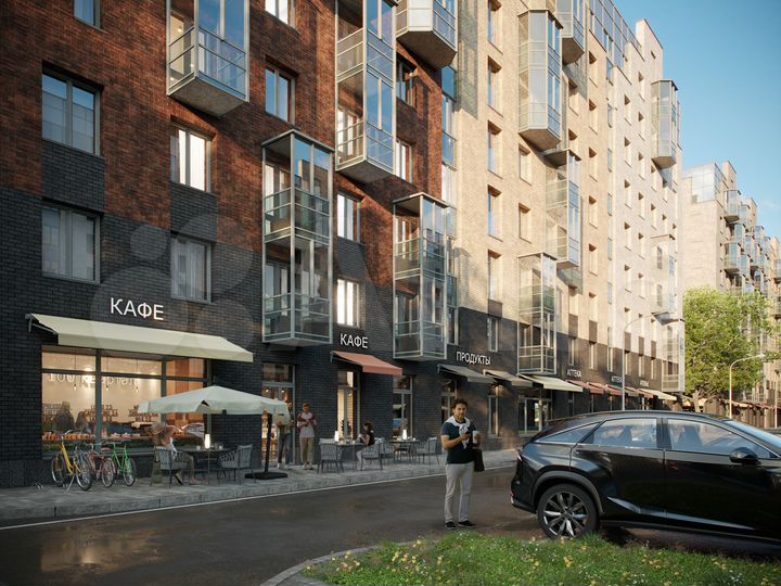 Квартира-студия, 39,5 м², 3/9 эт.