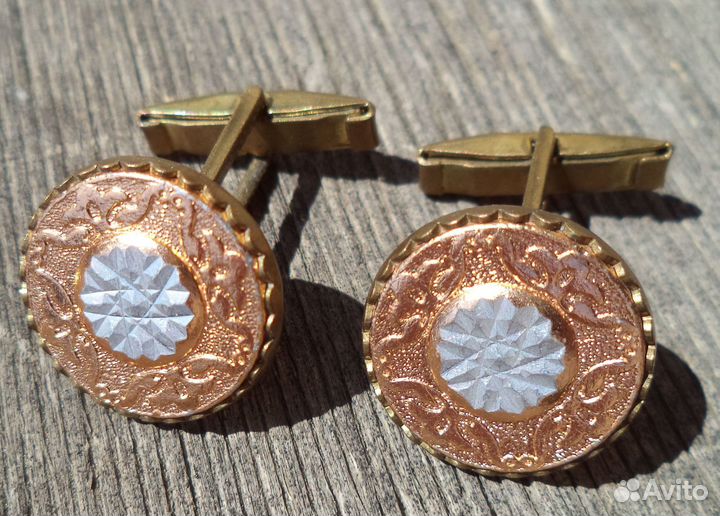 Запонки винтажные, СССР. Цена за 1 пару
