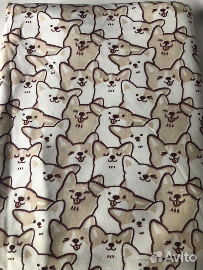 Ткань кулирка Корги 2 отреза
