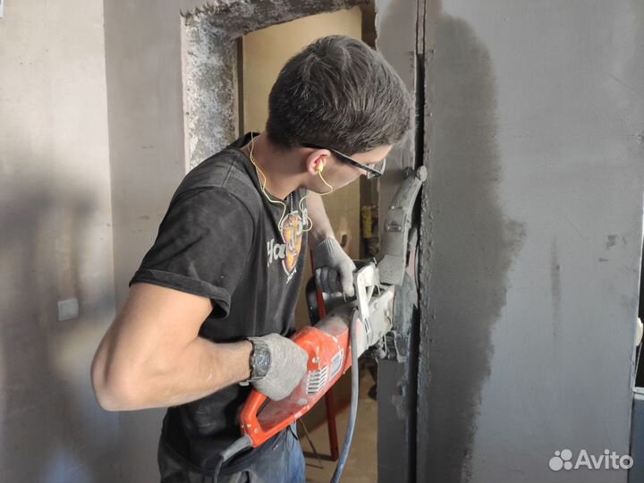 Демонтаж проемов / Проём с усилением