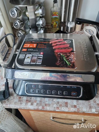 Электрогриль redmond 805