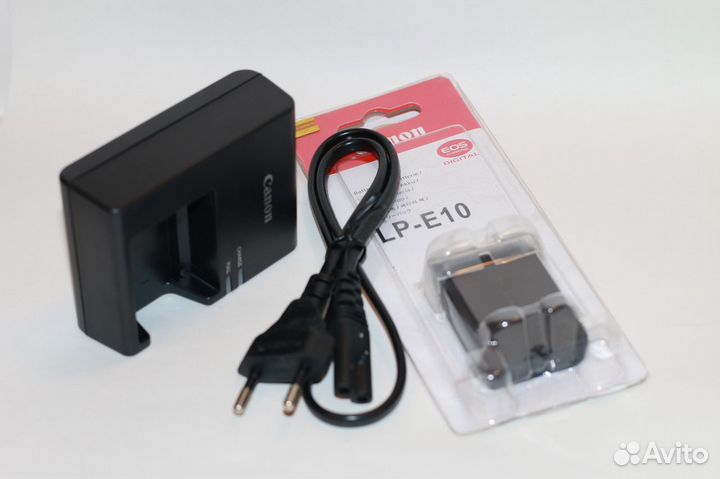 Аккумулятор LP-E10 для Canon + зарядное устройство
