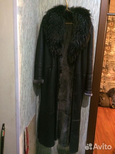 Дубленка из натуральной овчины. Размер: 52-54