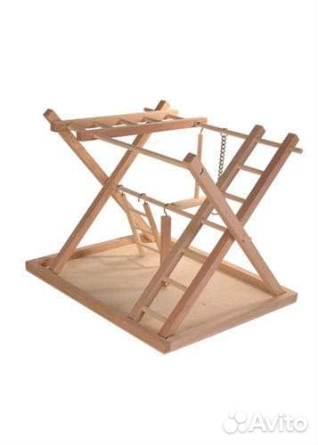 Игровая площадка стенд для попугая