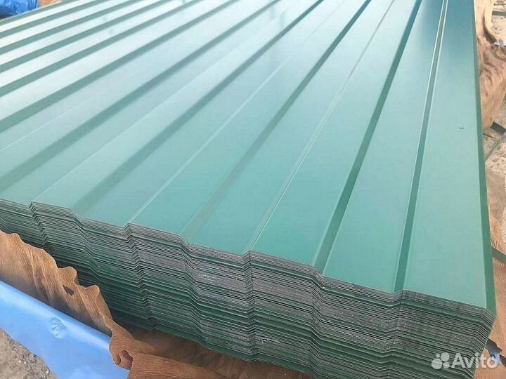 Профнастил С8 Зеленый (Цена за лист)
