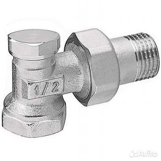 Кран радиаторный угловой DN 1/2