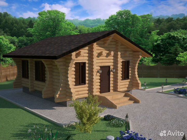 Баня из сруба