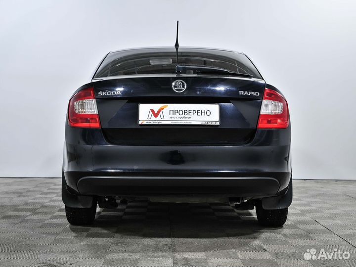 Skoda Rapid 1.6 AT, 2015, 222 998 км