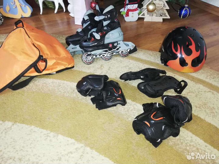 Роликовые коньки детские раздвижные