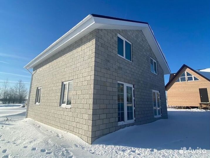 Теплоблоки - блок с отделкой и утеплителем