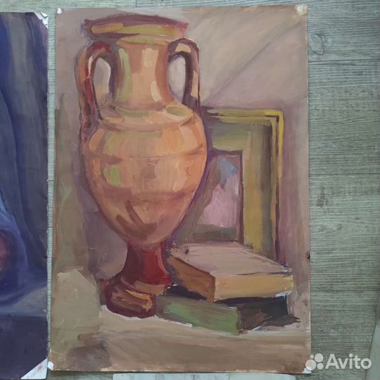 Живопись, рисунок. Учебные работы акварель, гуашь